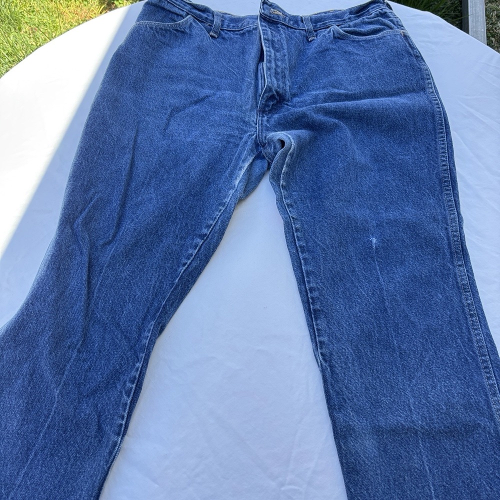 Rustler Jeans Mens‎ Size 40x32 Straight Leg Denim Blue
